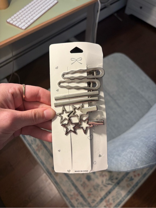 Accessories - Silver Star & Bobby Pin Hair Clip Set